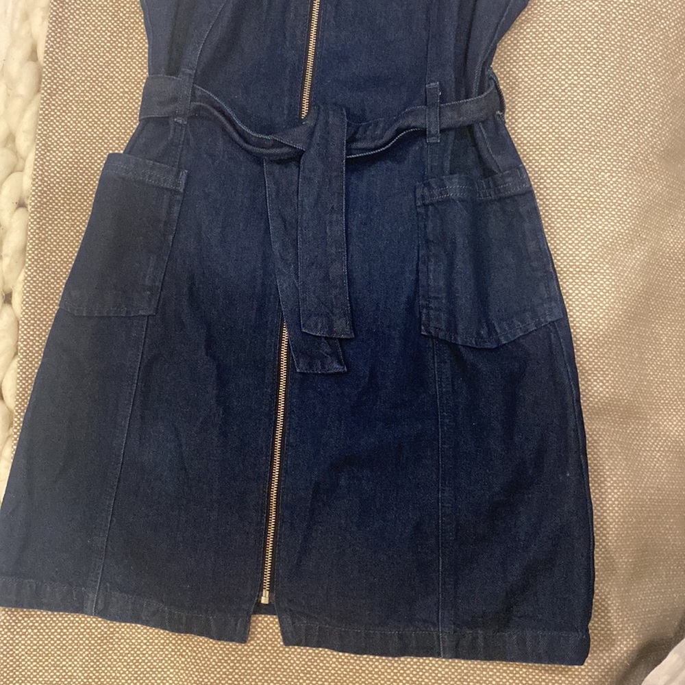 TopShop collard denim dress - Picture 4 of 6